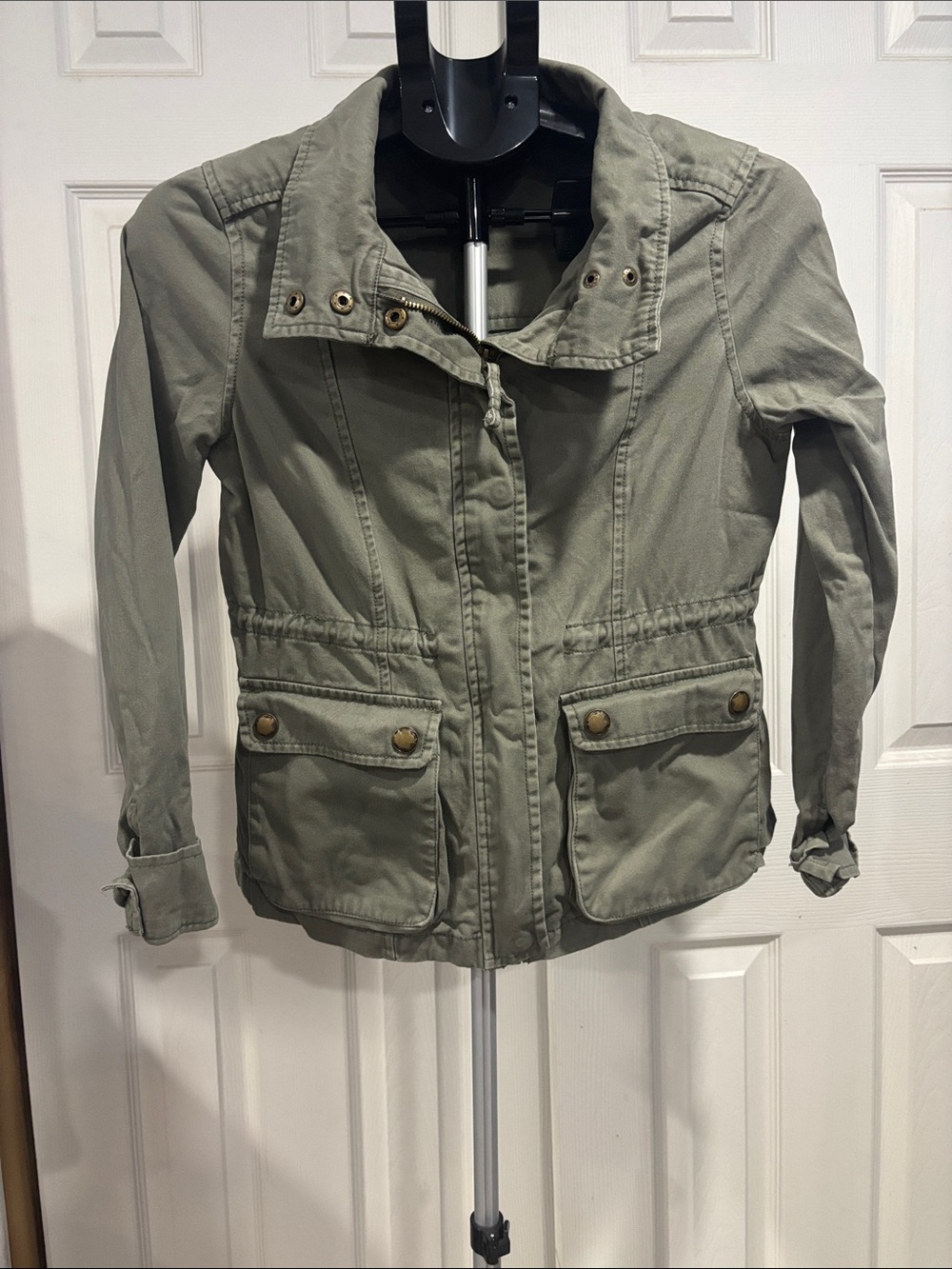 Aeropostale Women's Olive Green Utility Jacket